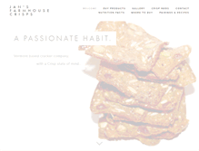 Tablet Screenshot of jansfarmhousecrisps.com